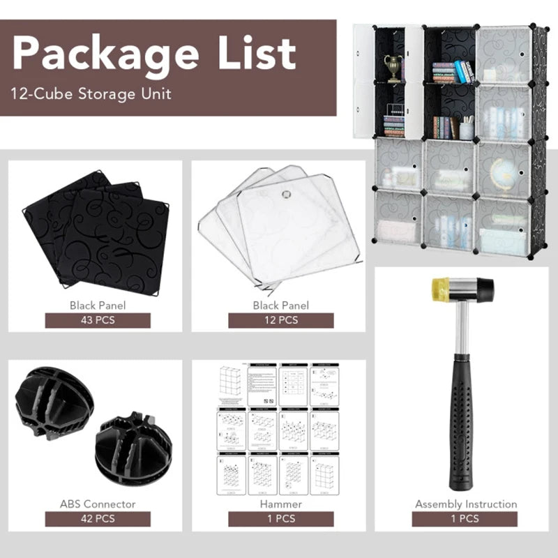 12 Cube Wardrobe
