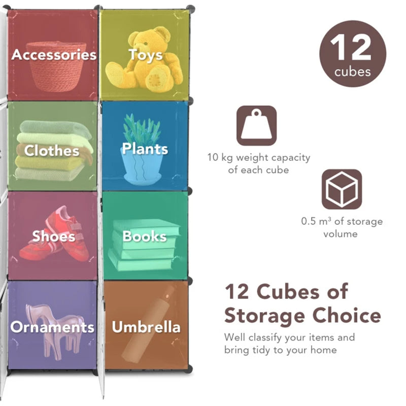 12 Cube Wardrobe