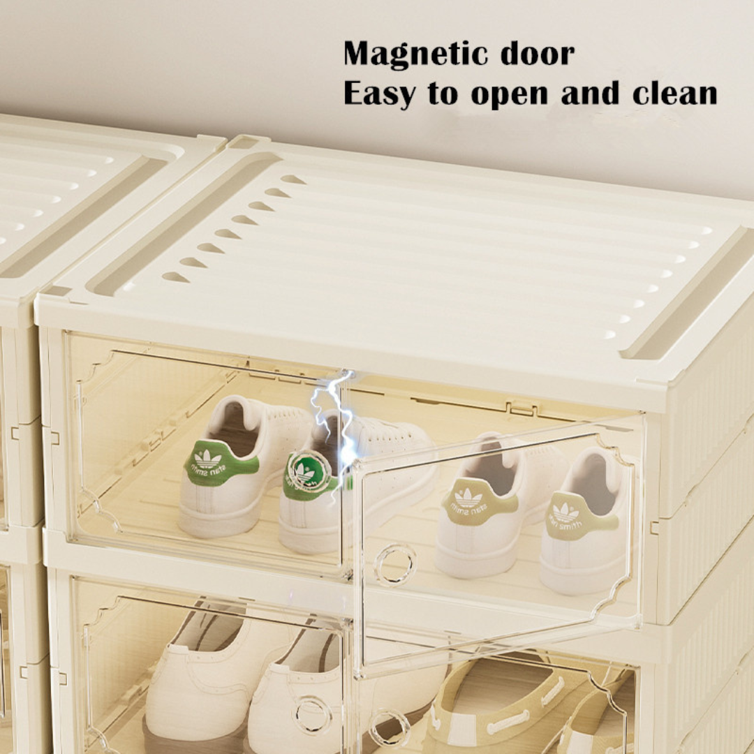 Foldable shoe cabinet 9 Layers 1 Column