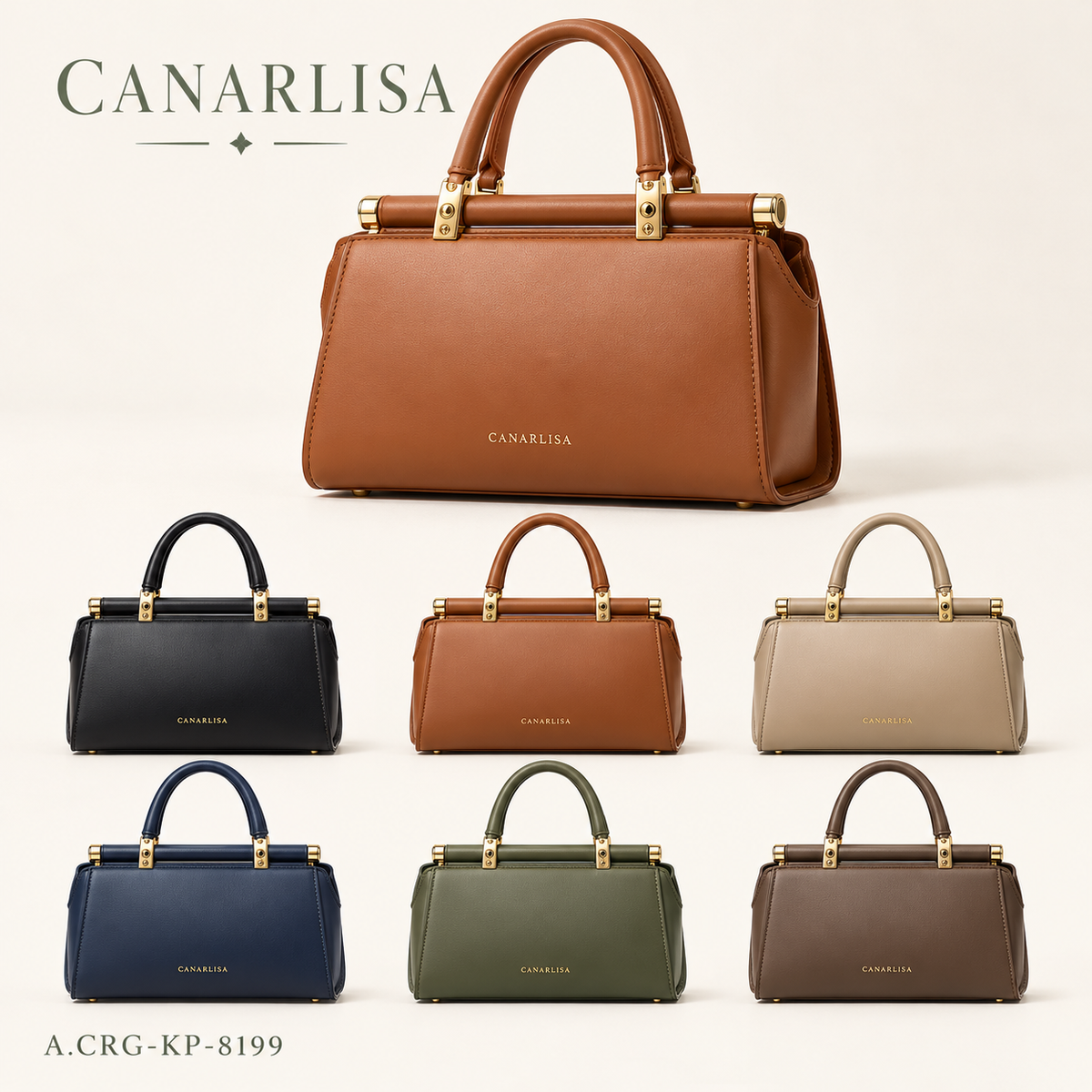 CANARLISA Valeria Structured Handbag 8199