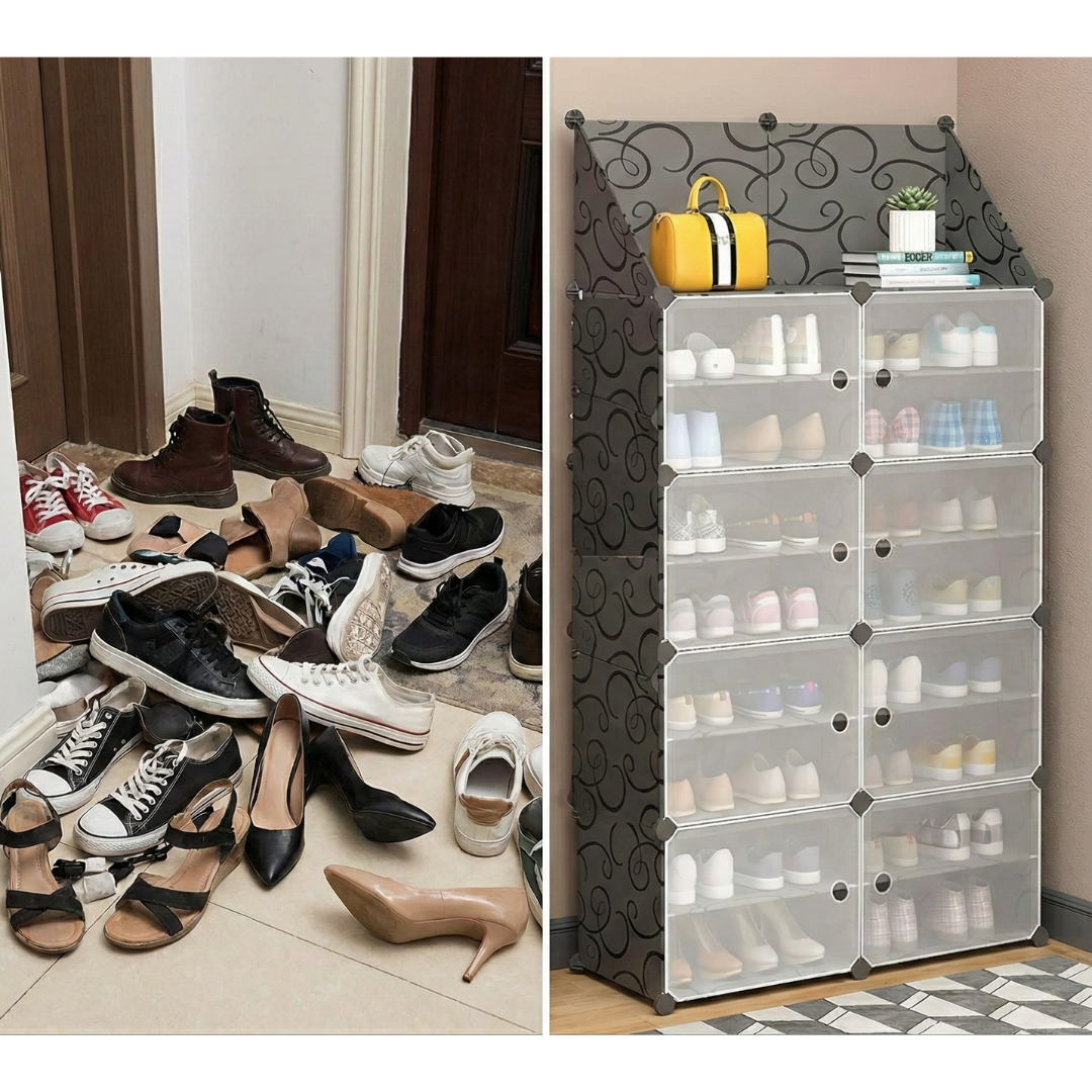2 Columns 8 layers shoe cabinet B