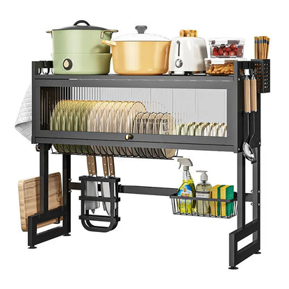 Dustproof Dishes Rack
