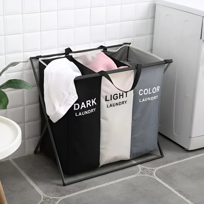 Laundry Basket – 3 Sections