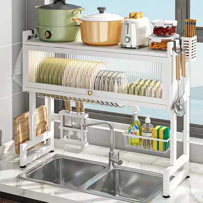 Dustproof Dishes Rack