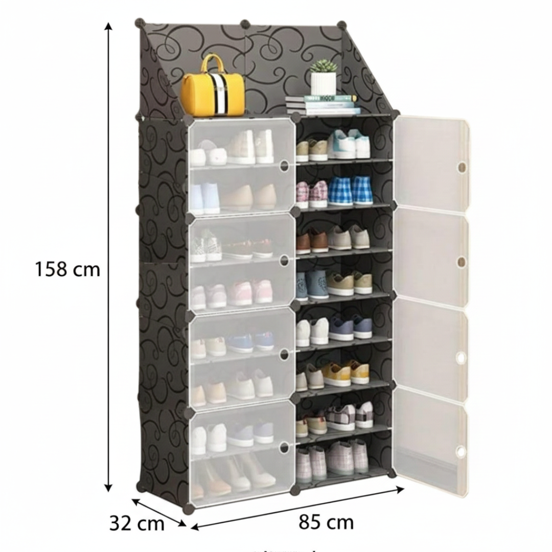 2 Columns 8 layers shoe cabinet B