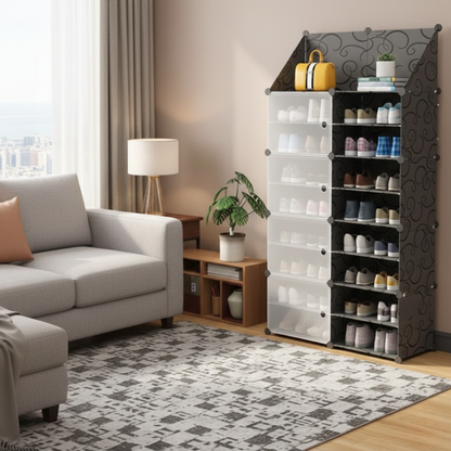2 Columns 8 layers shoe cabinet B