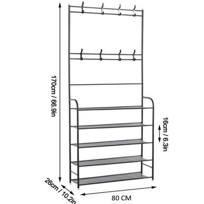 5-Layers Shoe & Hat Rack