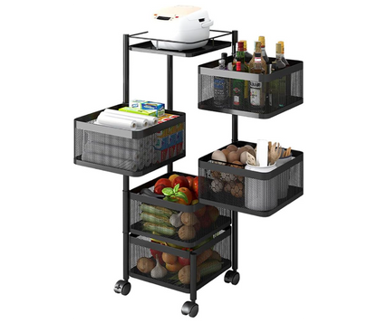 5 Layers Square Trolley