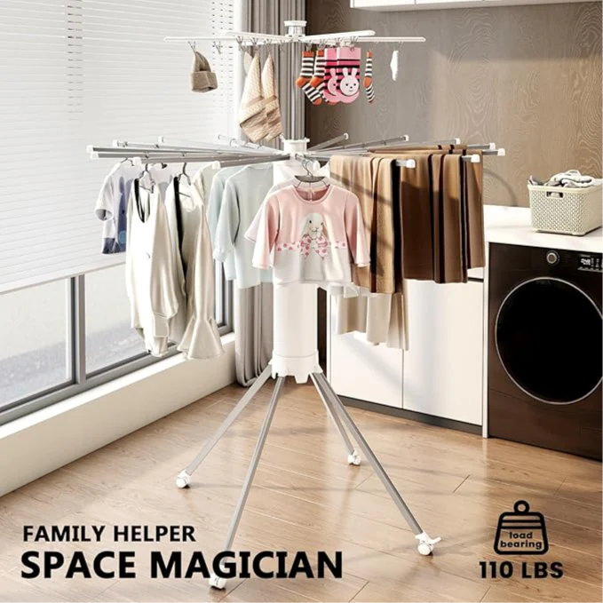 Octopus Folding Clothes Dryer