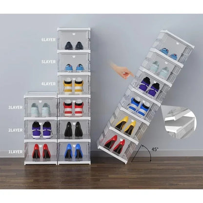 6-Tier Foldable Shoe Storage Organizer