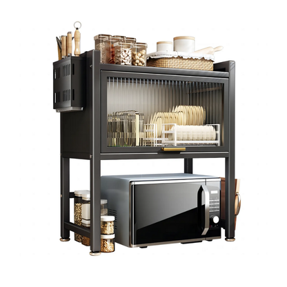 Microwave Stand With Door