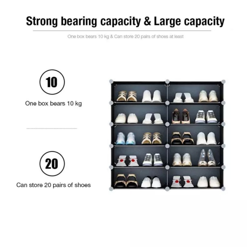 10 Cube Shoe Cabinet