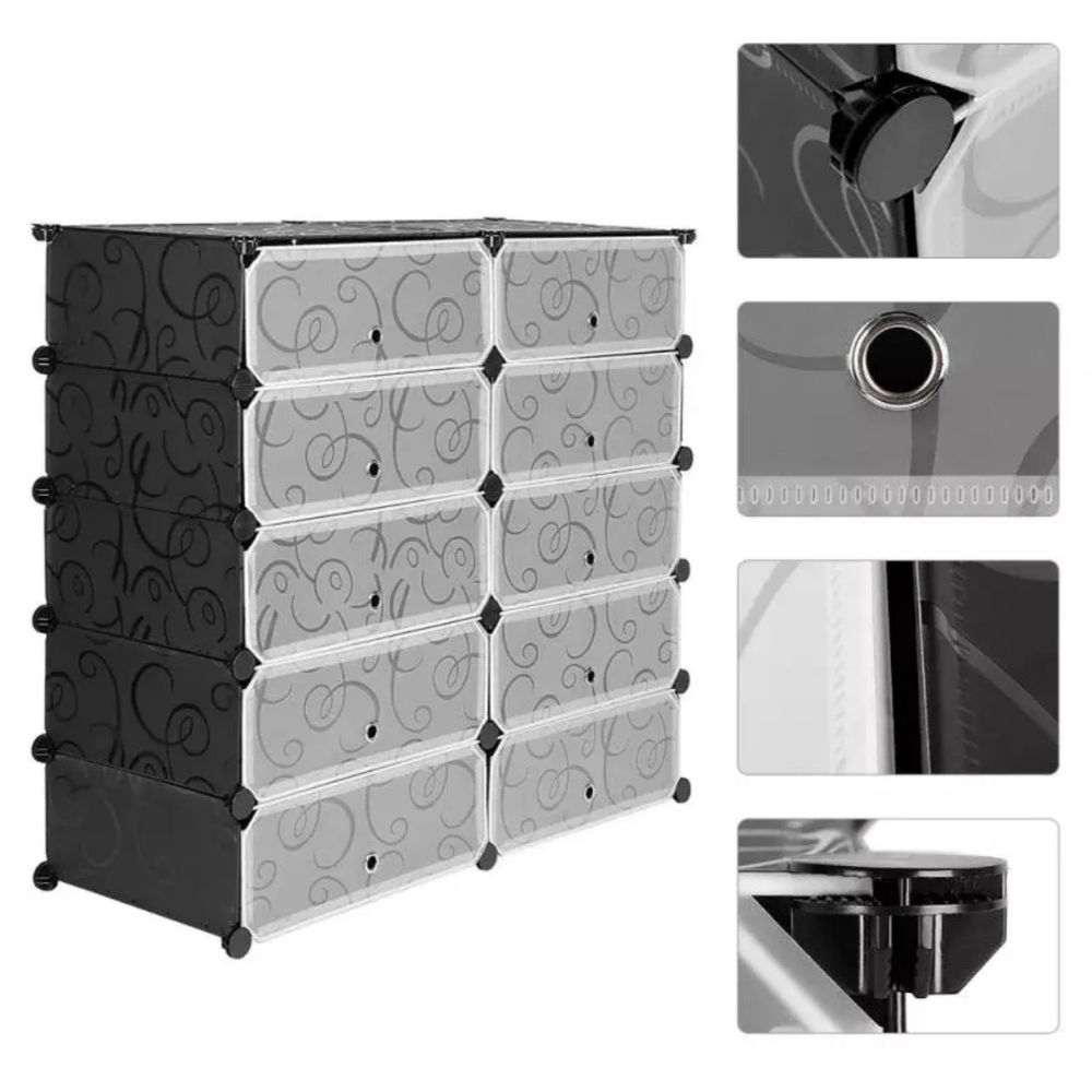 10 Cube Shoe Cabinet