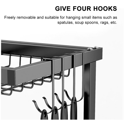 Over the sink dishes organizer