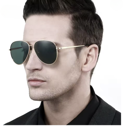 Steel Pilot Polarized Sunglass
