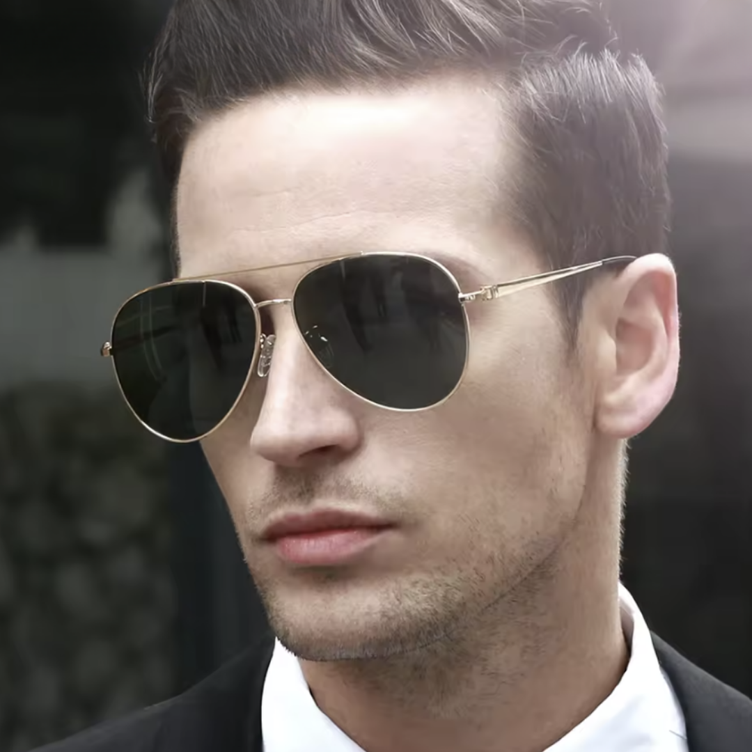 Steel Pilot Polarized Sunglass