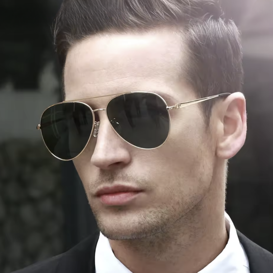 Steel Pilot Polarized Sunglass