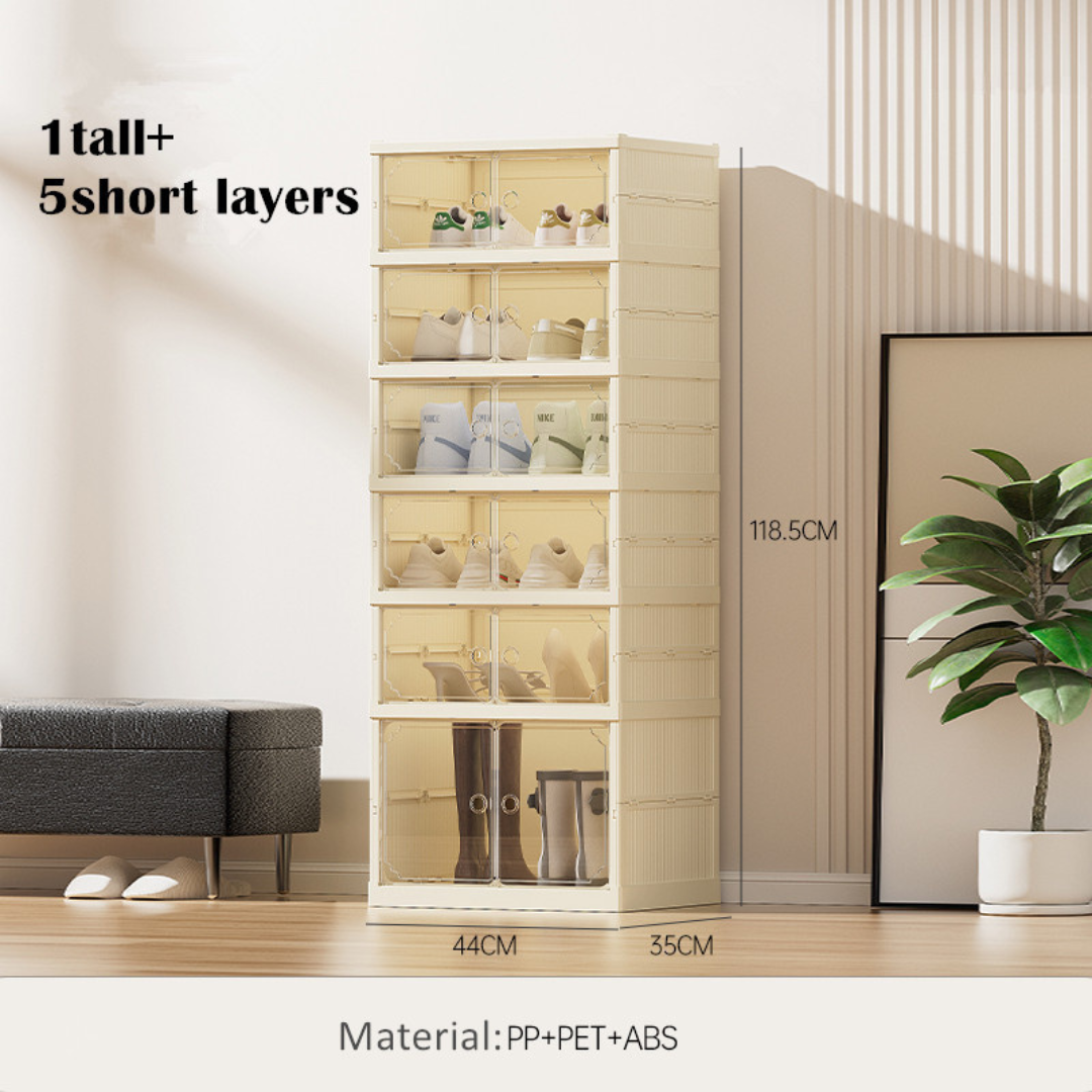 Foldable Shoe Cabinet 6 Layers