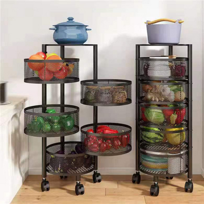 5 Layers round trolley