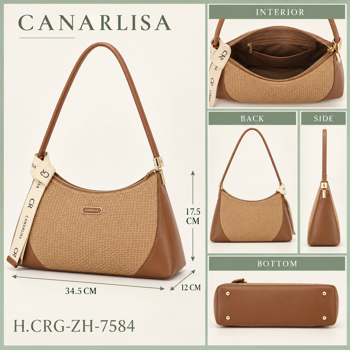 CANARLISA Luna Shoulder Bag 7584