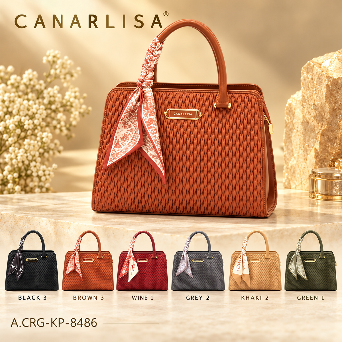 CANARLISA Aria Signature Handbag 8486