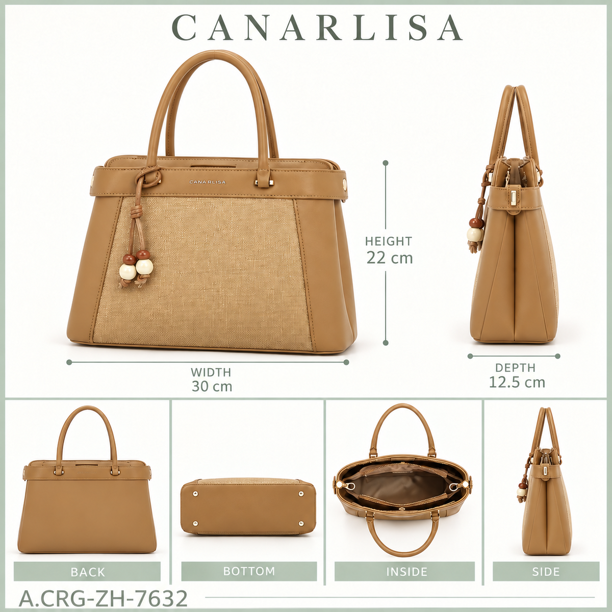 CANARLISA Amelia Luxe Handbag 7632