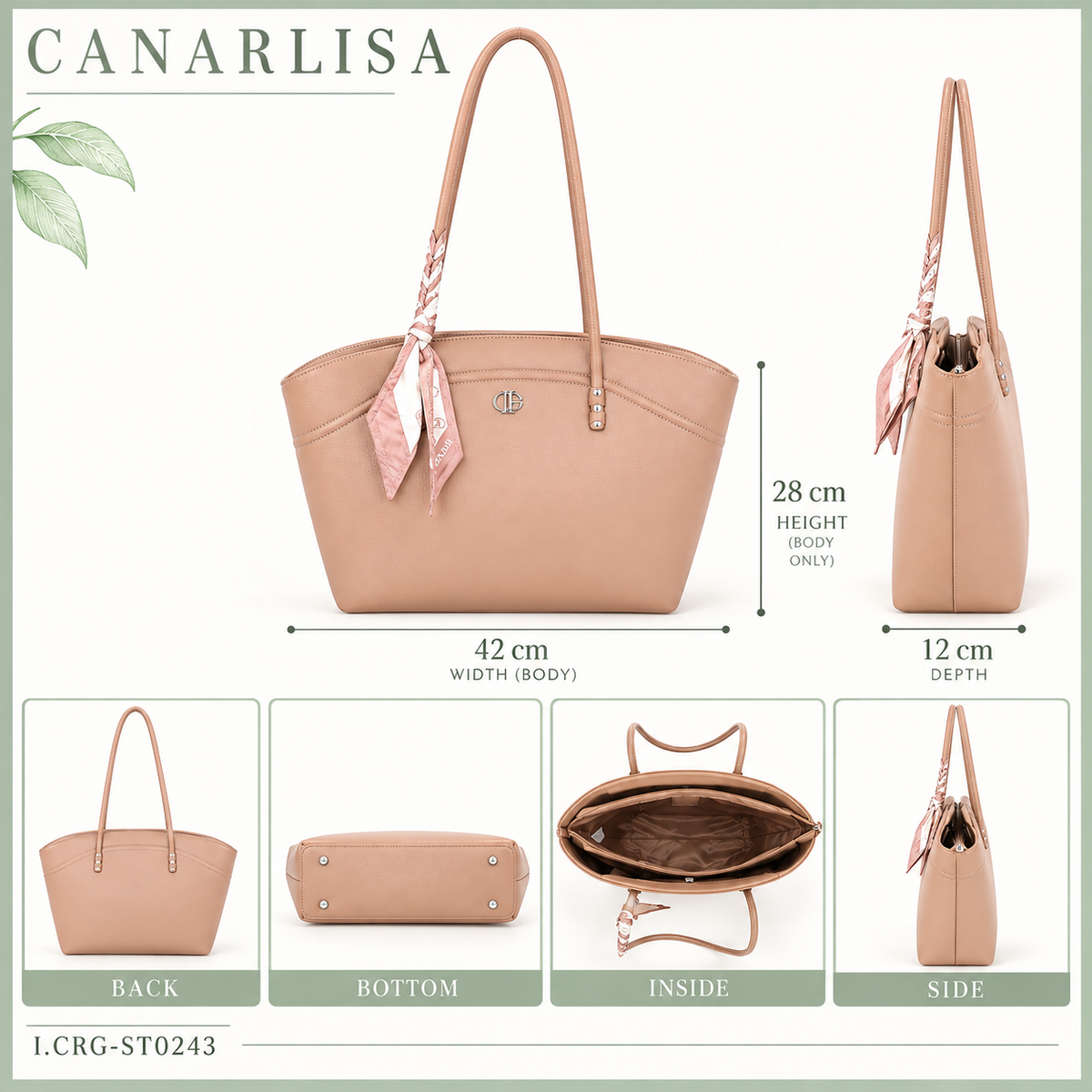 CANARLISA Olivia Classic Tote 0243