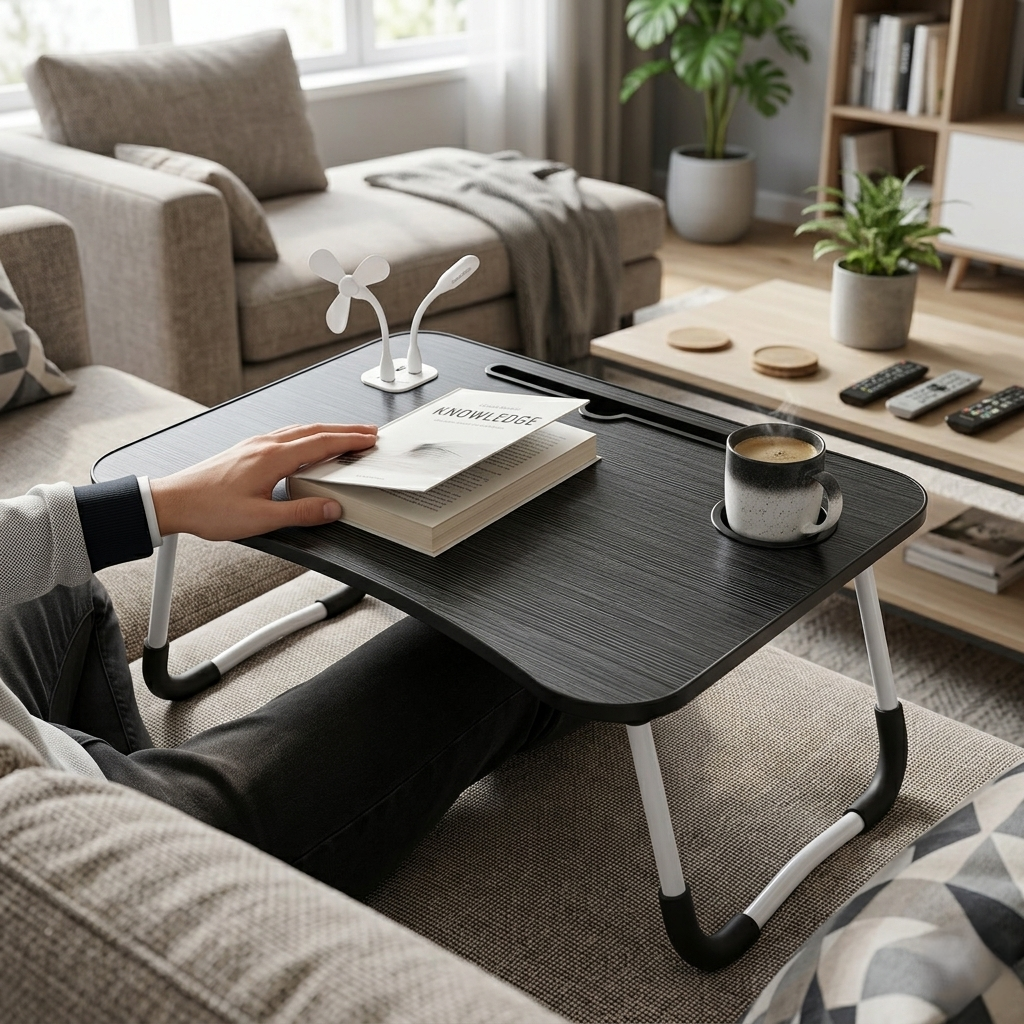 Foldable Laptop Table with usb