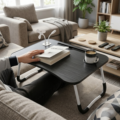 Foldable Laptop Table with usb