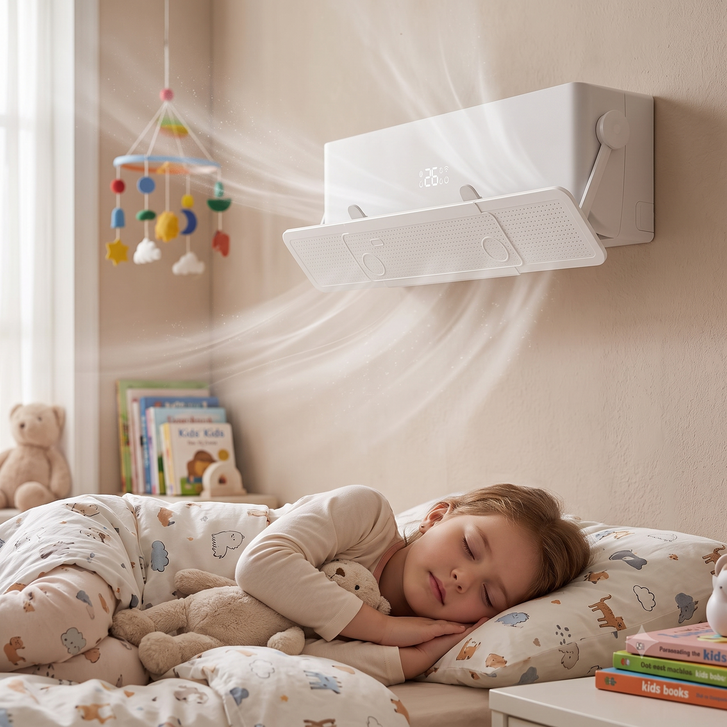 Expandable Split AC Airflow Deflector