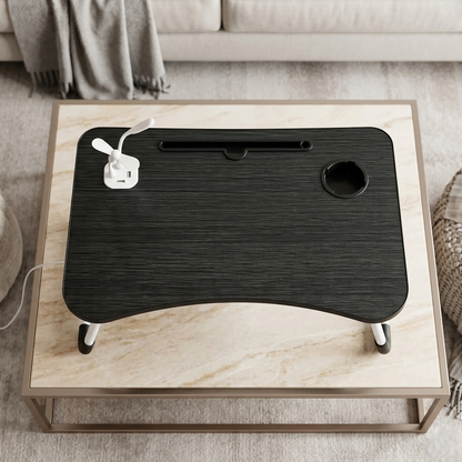 Foldable Laptop Table with usb