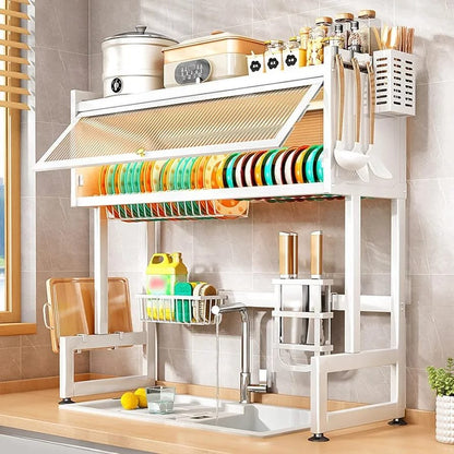 Dustproof Dishes Rack