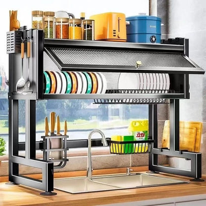 Dustproof Dishes Rack