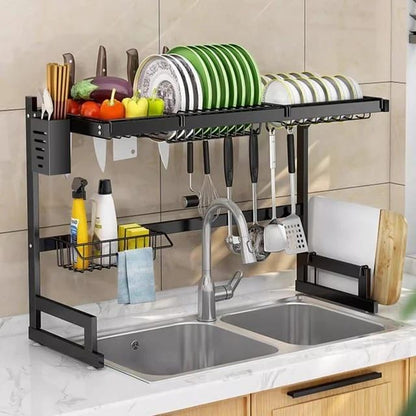 Over the sink dishes organizer