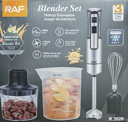 RAF Blender Set – 4 in 1