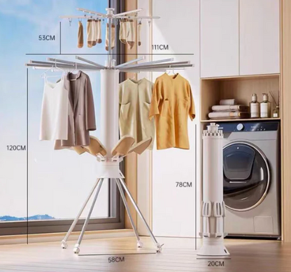 Octopus Folding Clothes Dryer