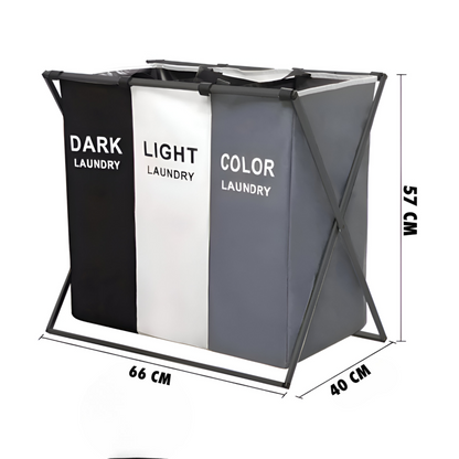 Laundry Basket – 3 Sections