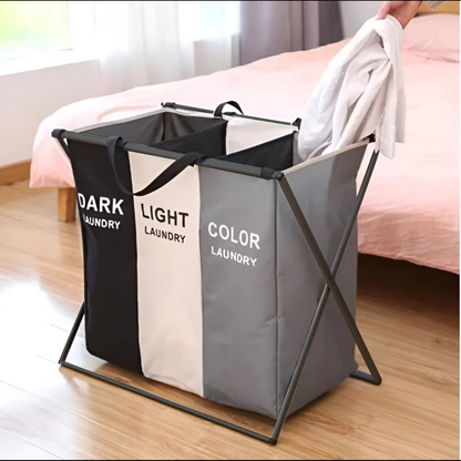 Laundry Basket – 3 Sections