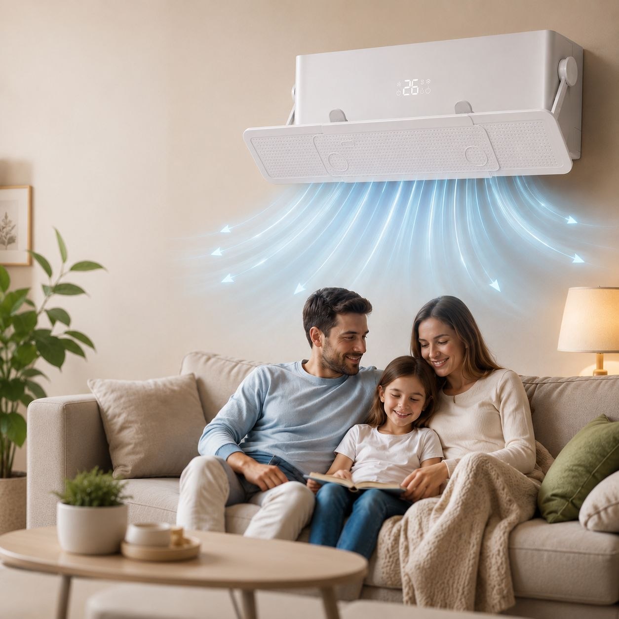 Expandable Split AC Airflow Deflector