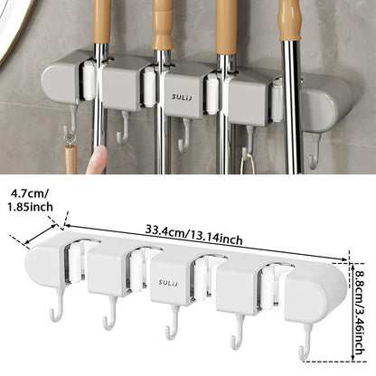 Suction Broom Holder