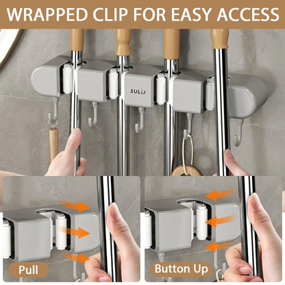 Suction Broom Holder