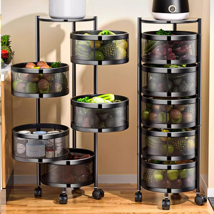 5 Layers round trolley