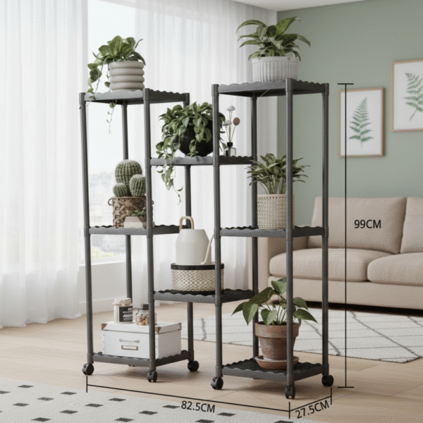 Multi-Tier Decorative Storage Rack